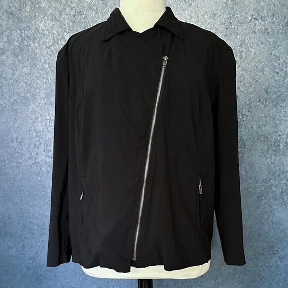 Mossimo Diagonal Zip Jacket/Coat, Size 20W - Picture 1 of 3